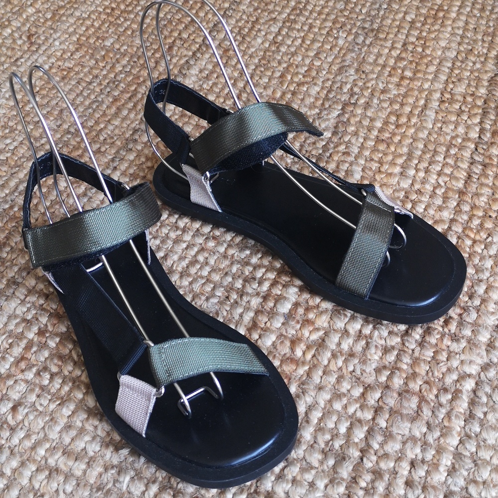 Bellucci strappy canvas sandals